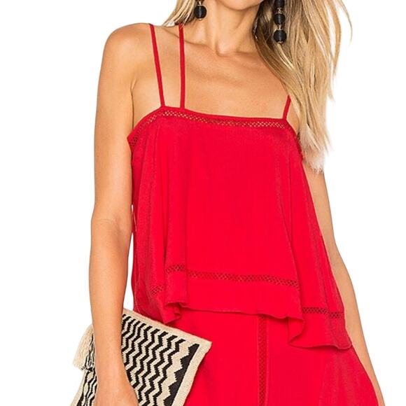Lovers and Friends NWT Summer Glow Top in Fire Women’s Size Small REVOLVE Party - Picture 1 of 13